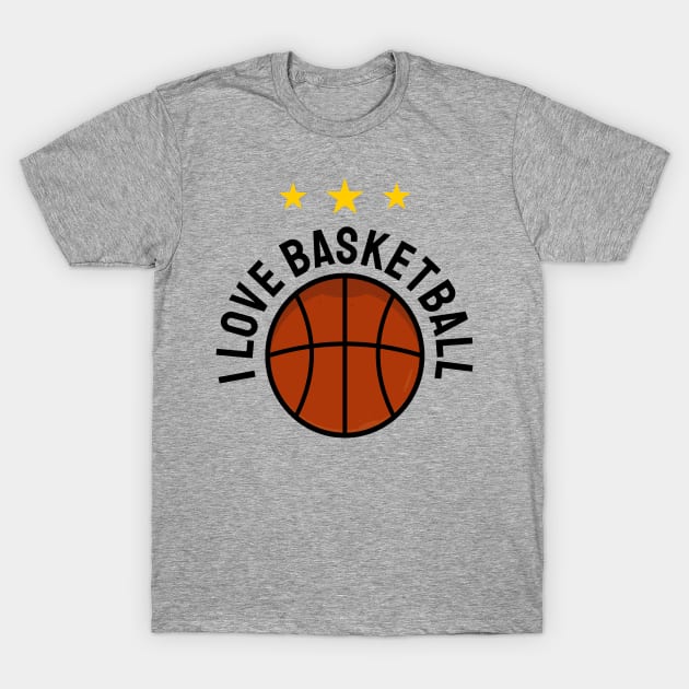 I love basket ball T-Shirt by ARTSYILA